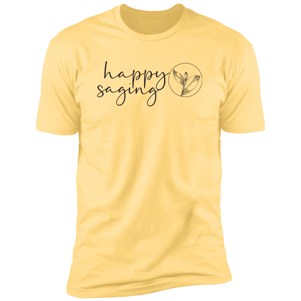 Happy Saging Front Center - Black