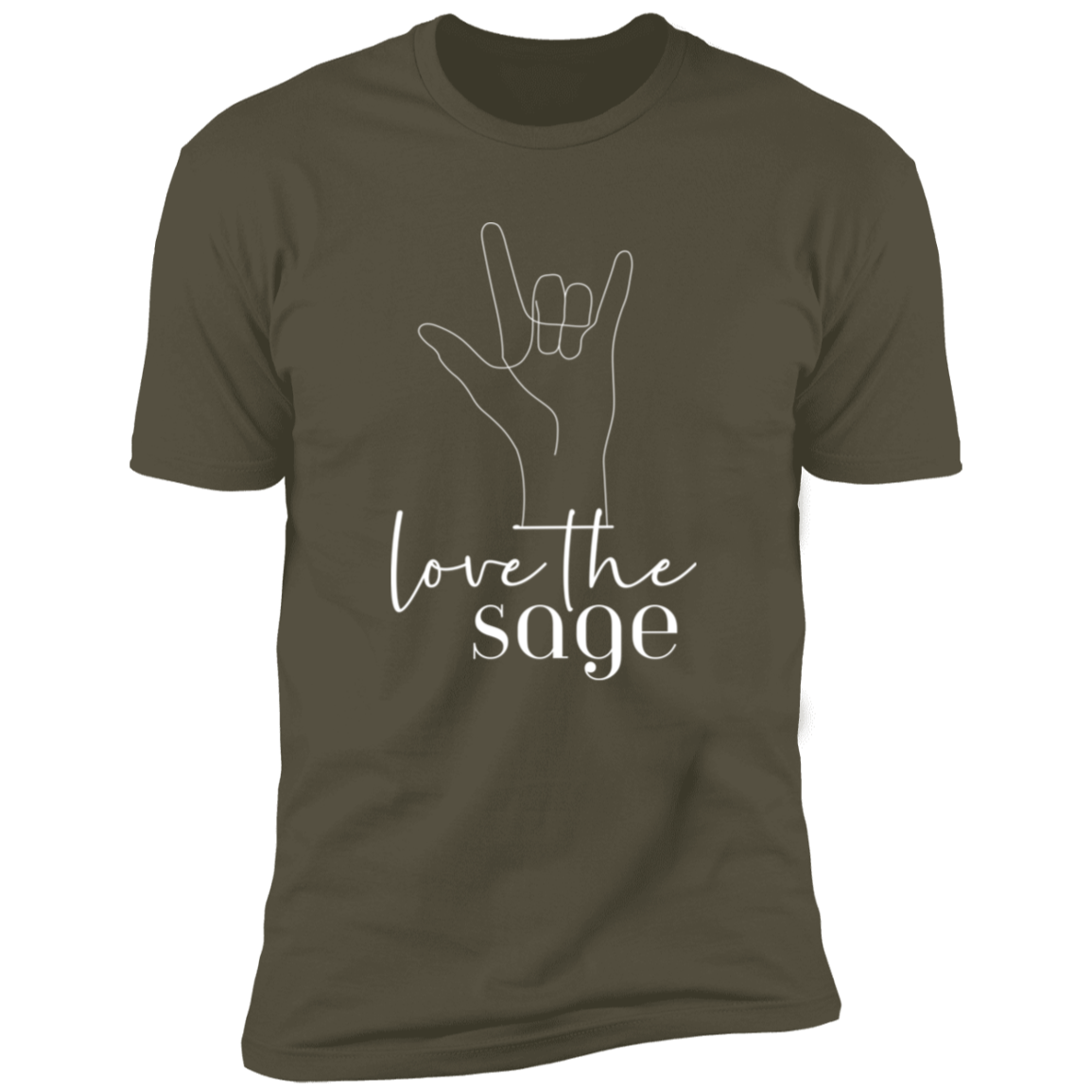 Love The Sage - White