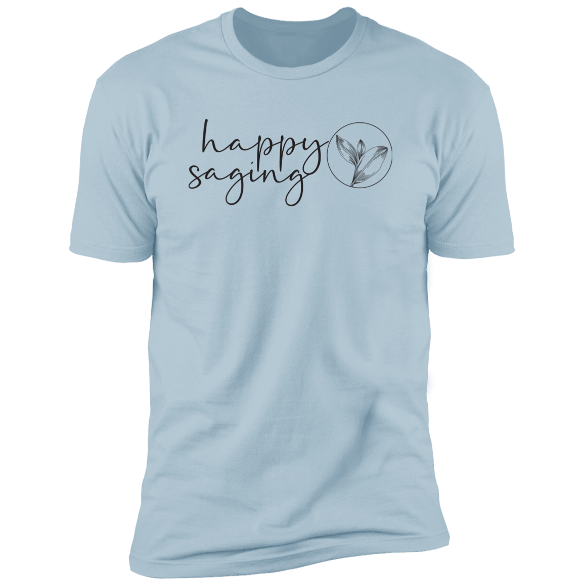 Happy Saging Front Center - Black