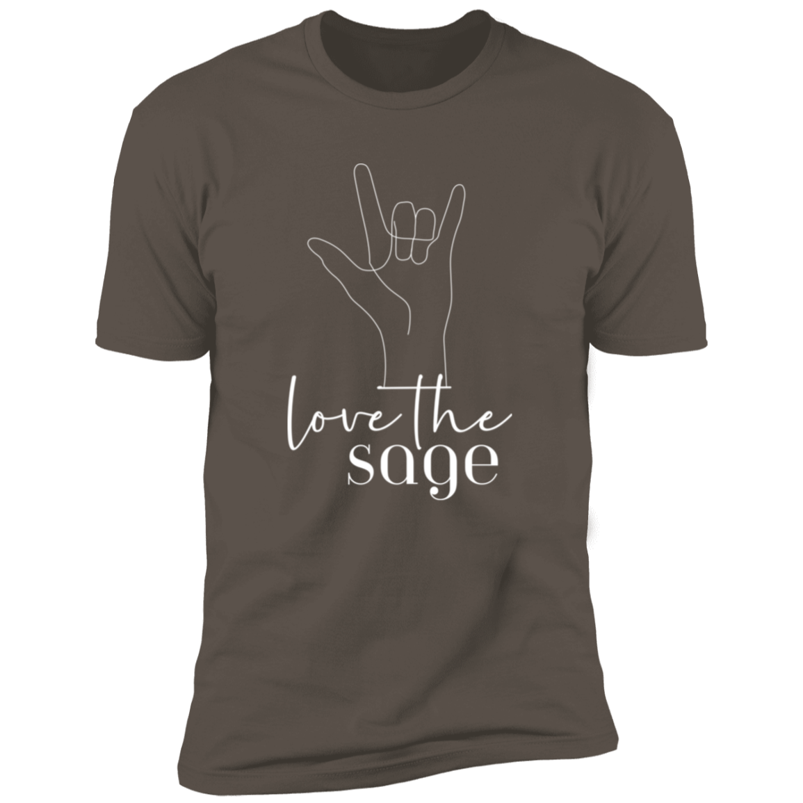 Love The Sage - White