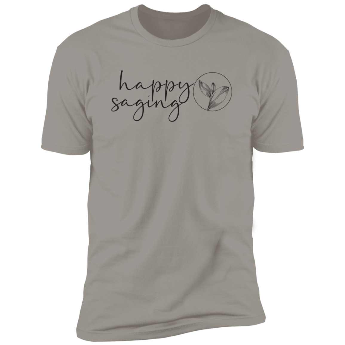 Happy Saging Front Center - Black