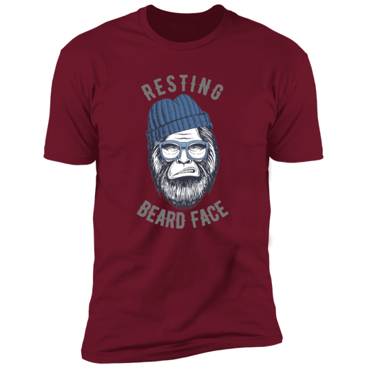 Resting Beard Face - Grey