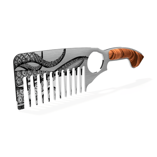 Beard Buster Contouring Comb - Octopus Odyssey